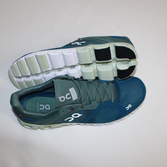 ON CLOUDFLOW SEA/PETROL RUNNING SHOES US 12.5/ EUR47.5/ UK12 main image 7